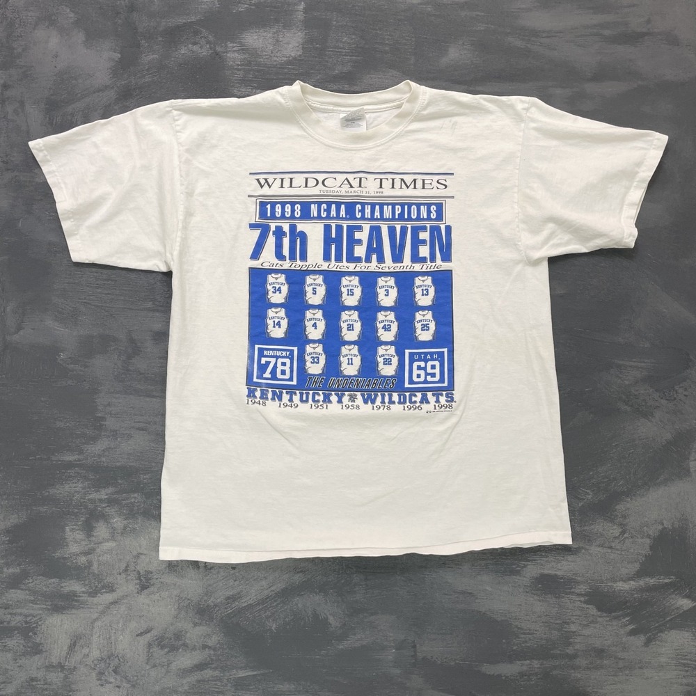 Vintage kentucky Wildcat Times shirt XL 1990s 7th Heaven NCAA